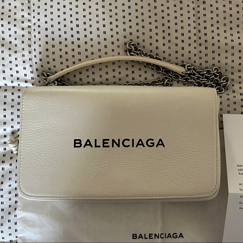 Balenciaga Ivory Crossbody Bag